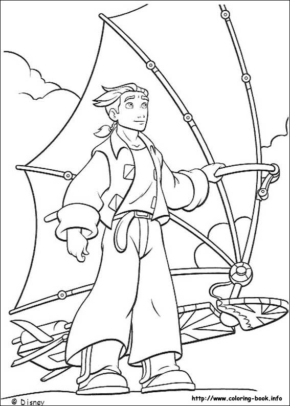 Treasure Planet coloring picture